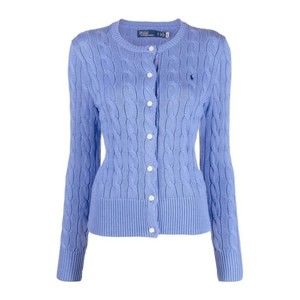 Polo Ralph Lauren Cable Knit Sweater With Button-Down Front - NWT